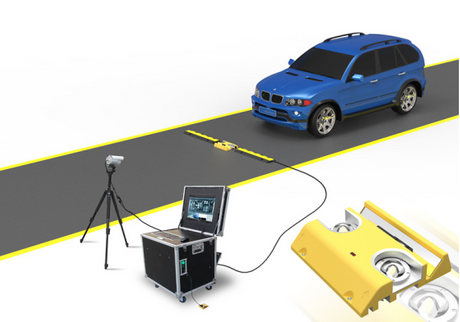 EI-UVSS V9B Mobile sous Système d'inspection de sécurité des véhicules